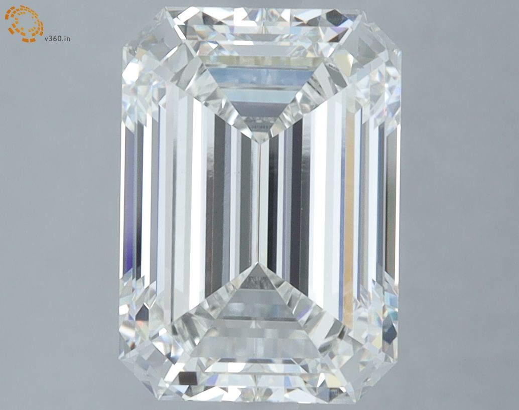 4.09 ct. emerald Lab Grown Diamond front image