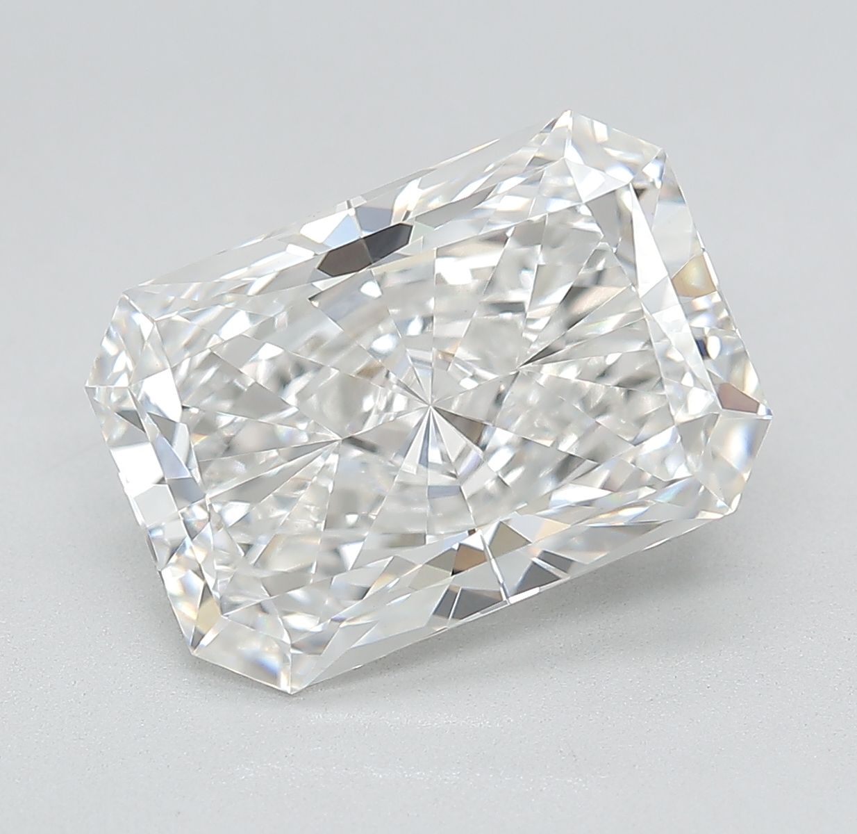 6.10 ct. radiant Lab Grown Diamond front image
