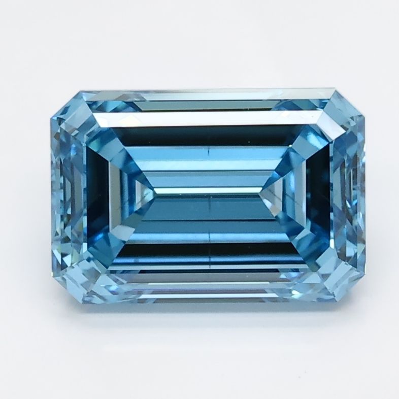 1.98 CT Fancy Vivid Blue EMERALD