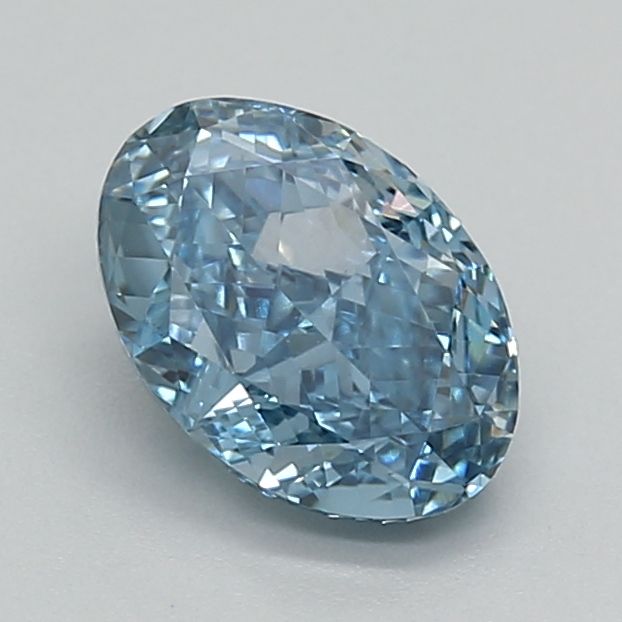 1.04 CT Fancy Vivid Blue OVAL