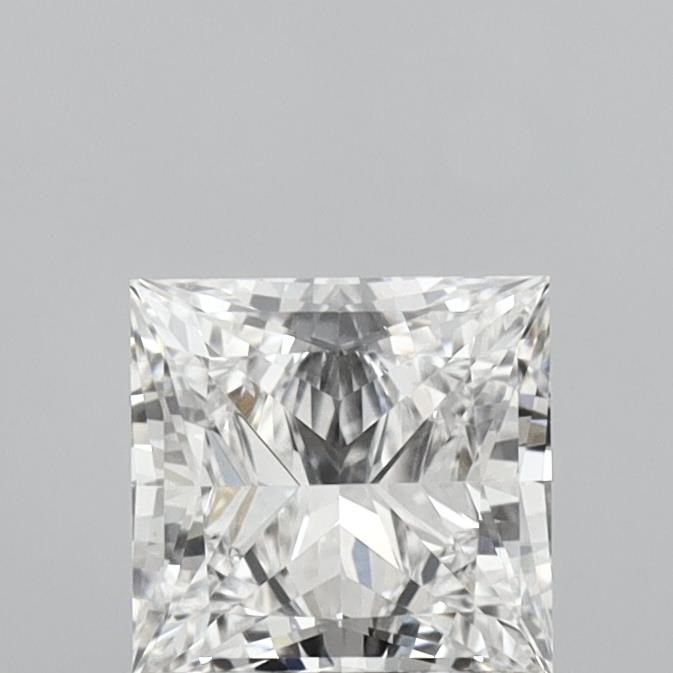 1 ct lab-grown Princess Diamond