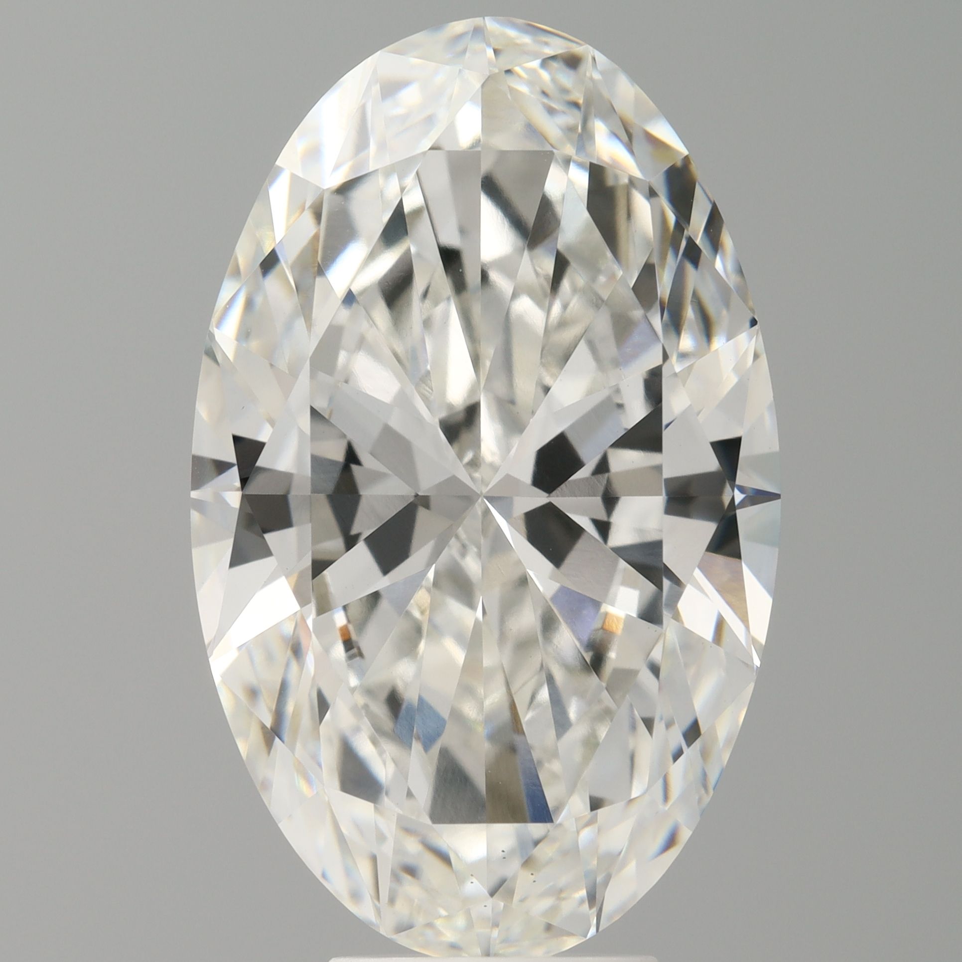 7.09 ct. oval Lab Grown Diamond front image
