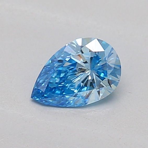 0.18 CT Fancy Vivid Blue PEAR
