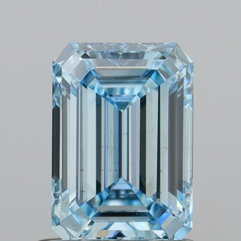 1.12 CT Fancy Vivid Blue EMERALD