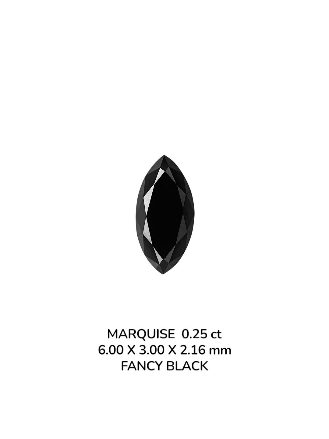 Diament 0.25 ct Fancy Black/VVS2
