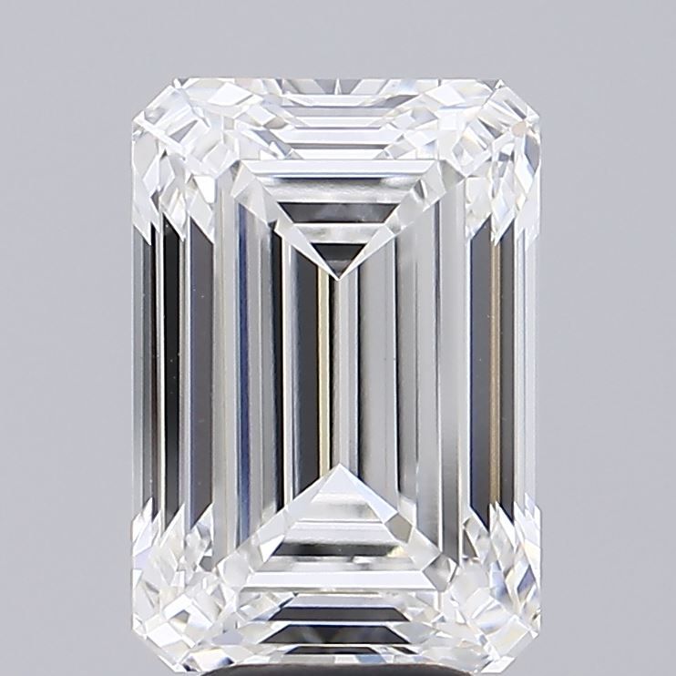 6.01 ct. emerald Lab Grown Diamond front image