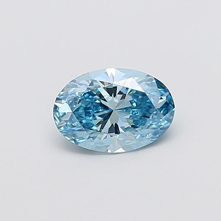 1.13 CT Fancy Vivid Blue OVAL