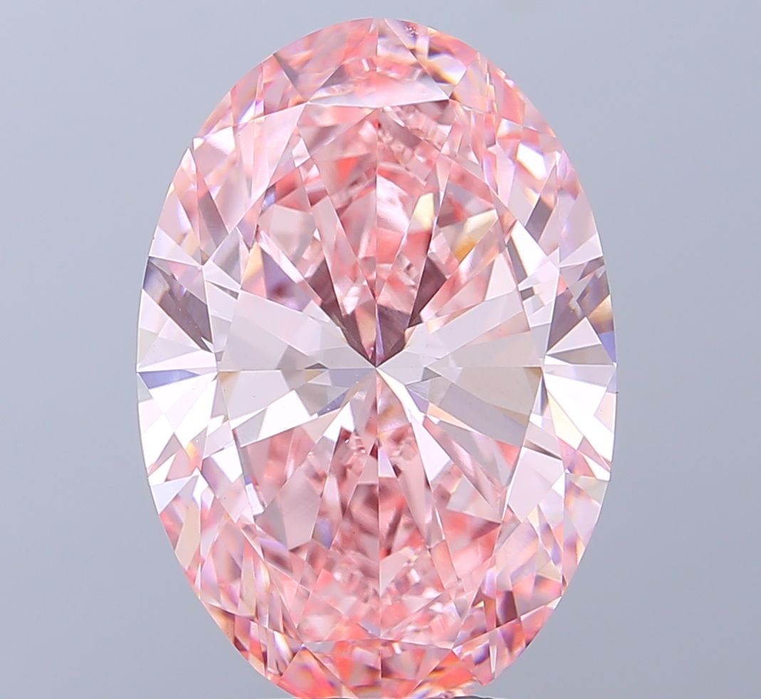 8.58 ct. oval Lab Grown Diamond front image