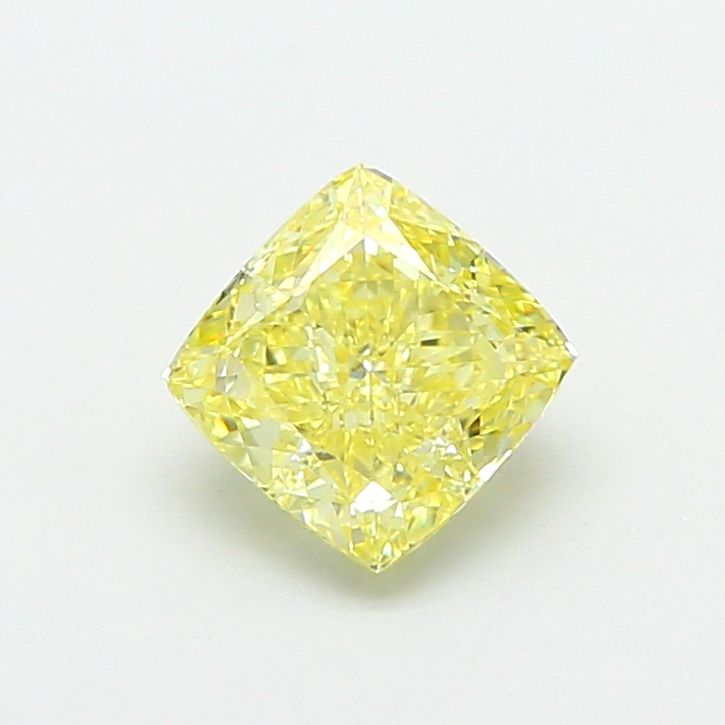 1.07 CT Fancy Yellow CUSHION MODIFIED