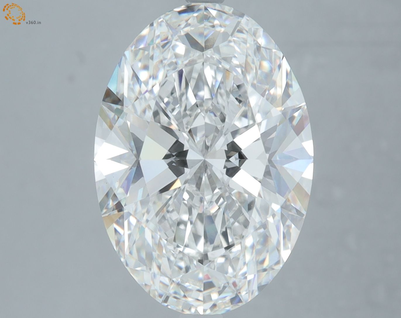 6.02 ct. oval Lab Grown Diamond front image