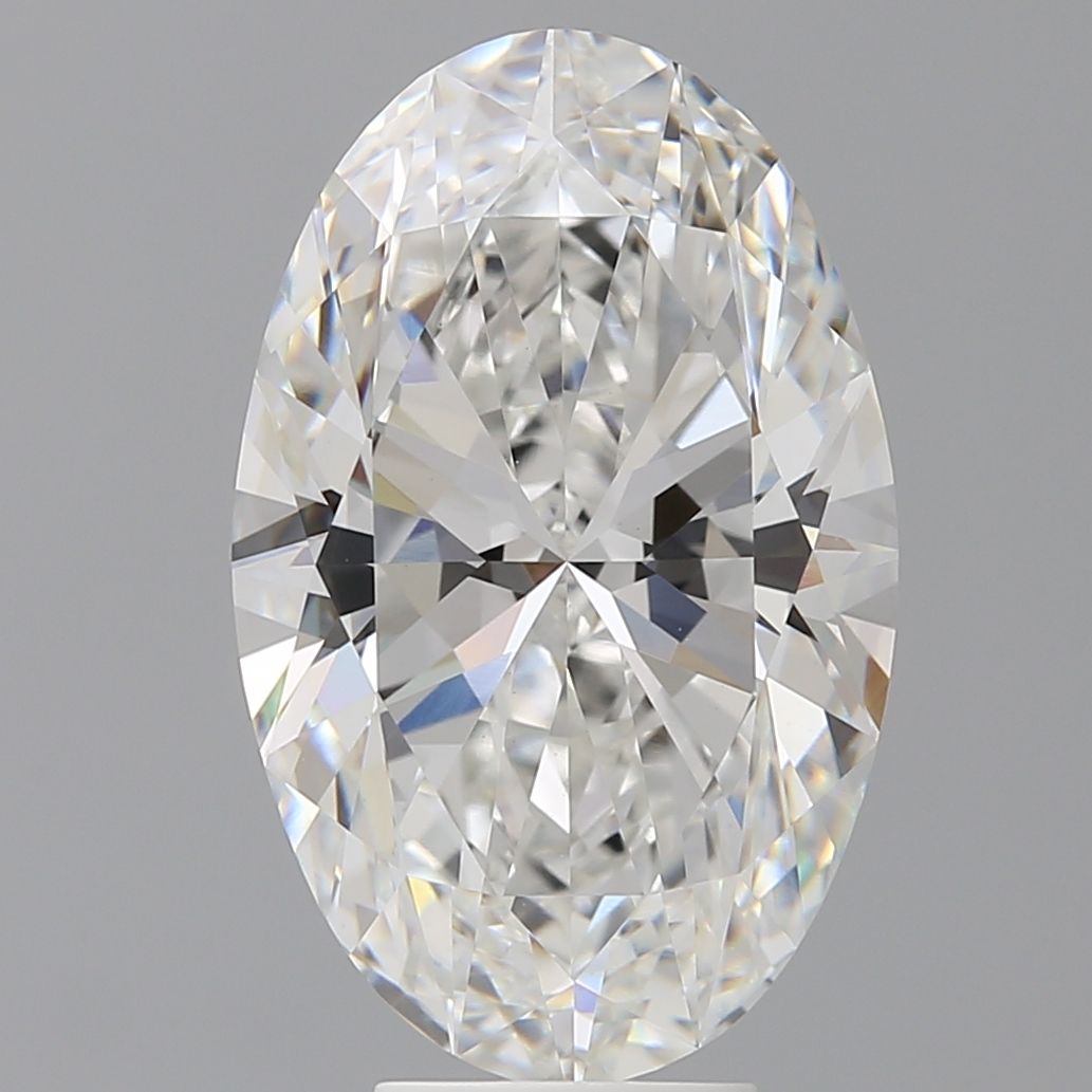 7.08 ct. oval Lab Grown Diamond front image