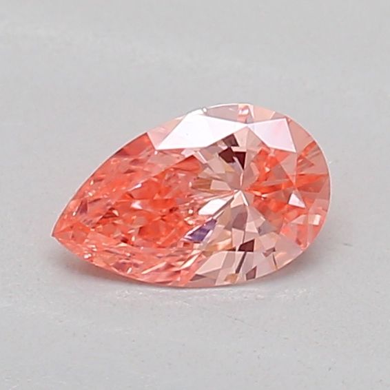 0.19 CT Fancy Vivid Pink PEAR
