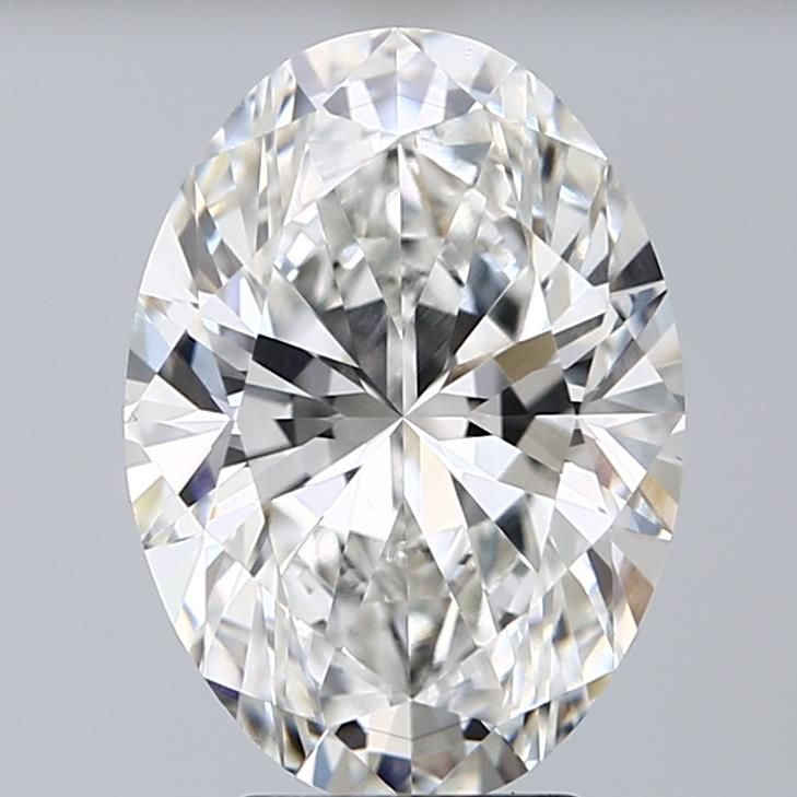 4.08 ct. oval Lab Grown Diamond front image