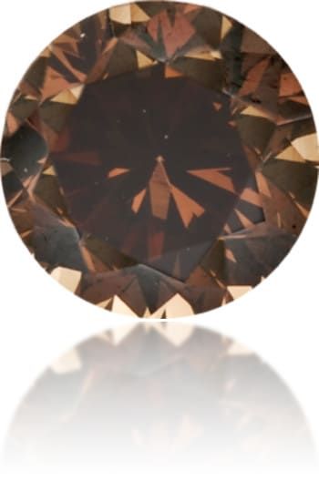 Diament 0.35 ct Fancy Dark Brown/VS1