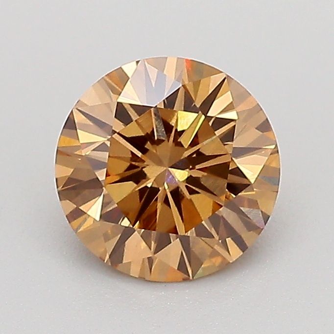 1.01 CT Fancy Light Brown ROUND