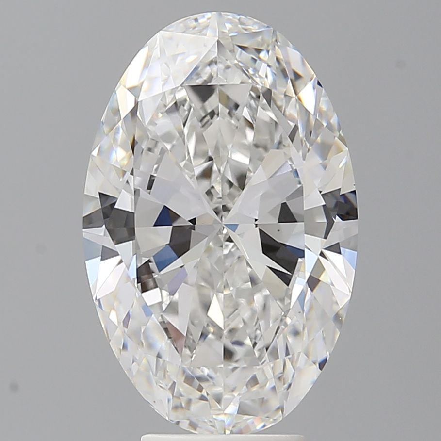 6.01 ct. oval Lab Grown Diamond front image