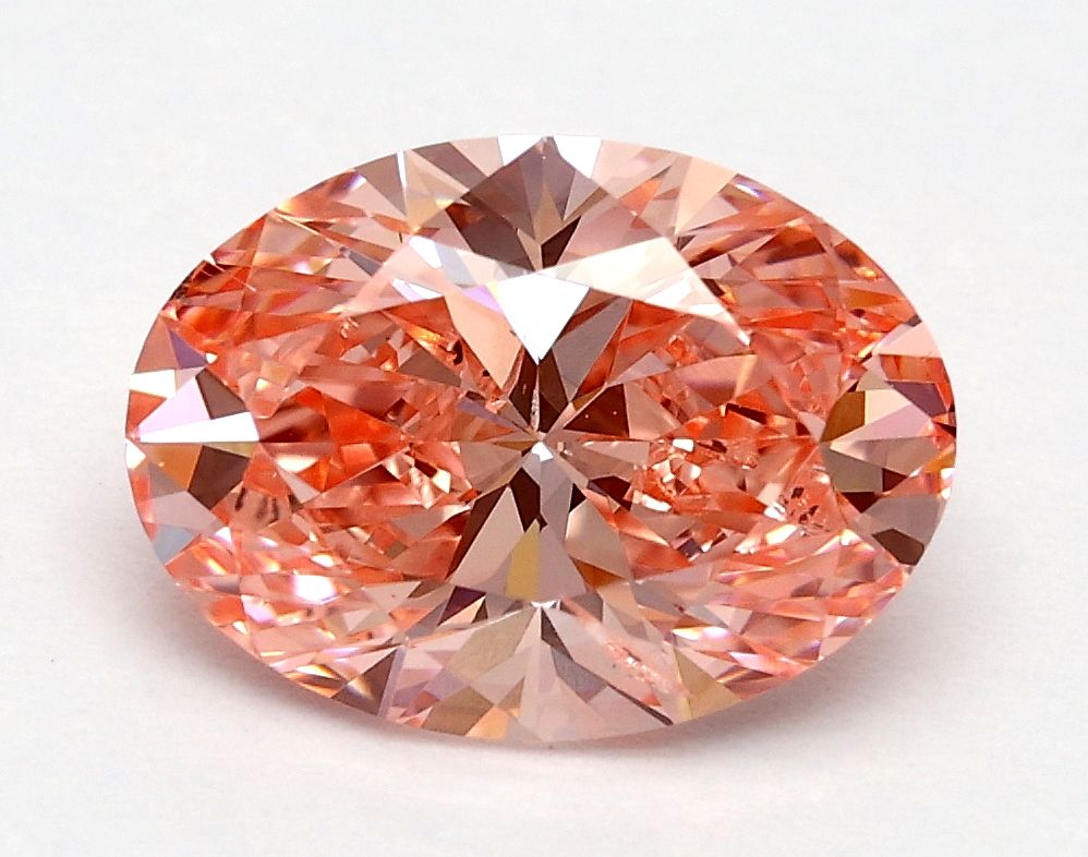 1.70 ct. oval Lab Grown Diamond front image