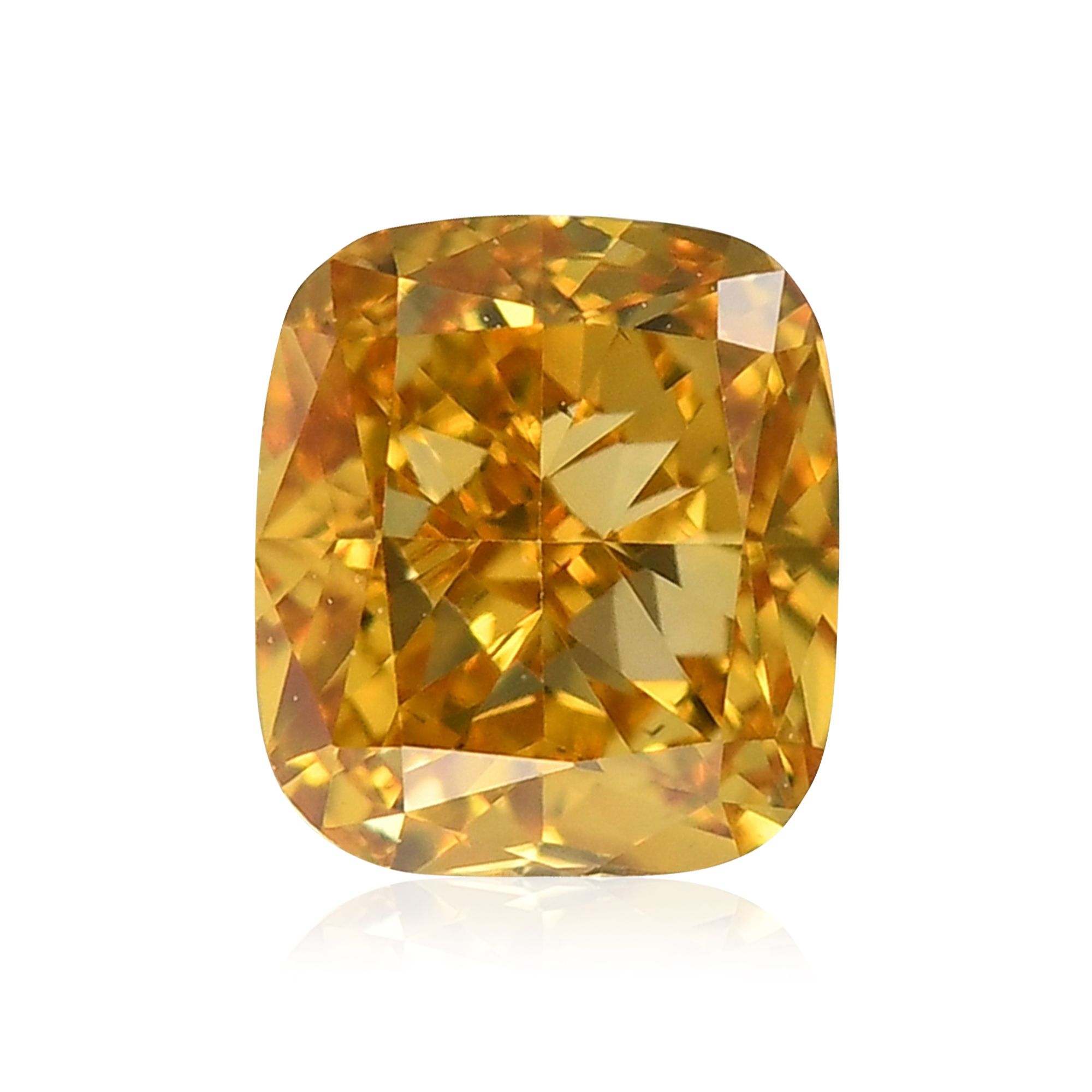 Diament 0.39 ct Fancy Intense Orange Yellow/SI1