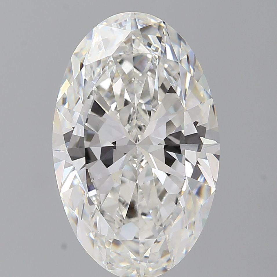 6.54 ct. oval Lab Grown Diamond front image