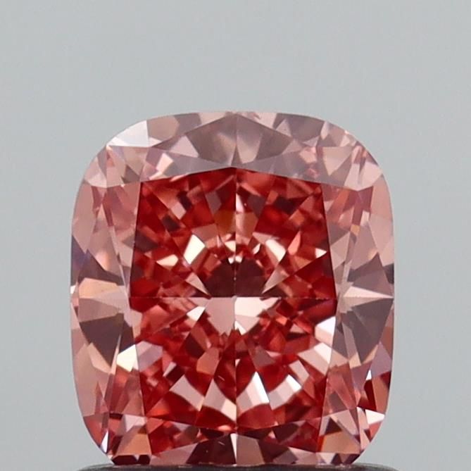 1.01 CT Fancy Vivid Pink CUSHION MODIFIED