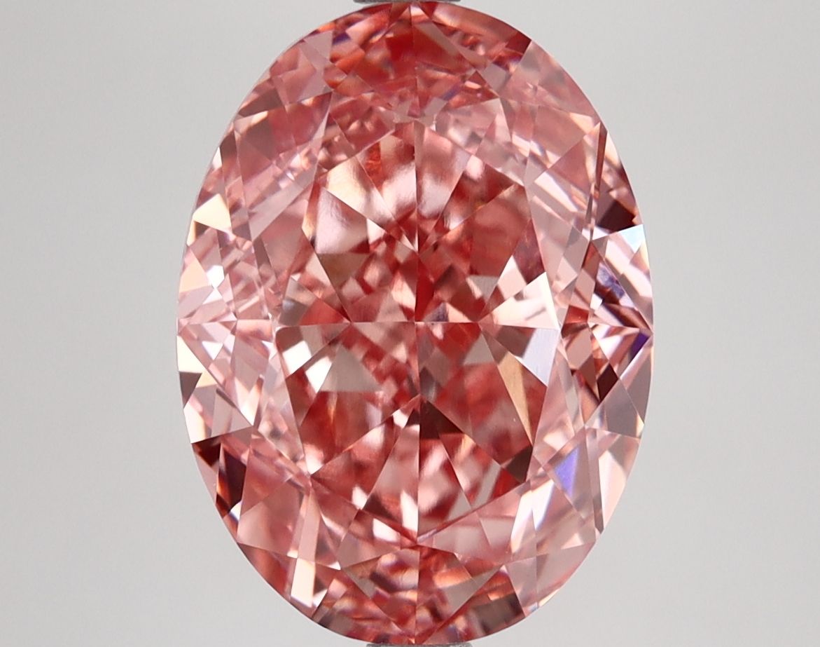 6.02 ct. oval Lab Grown Diamond front image