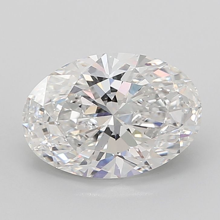 6.06 ct. oval Lab Grown Diamond front image