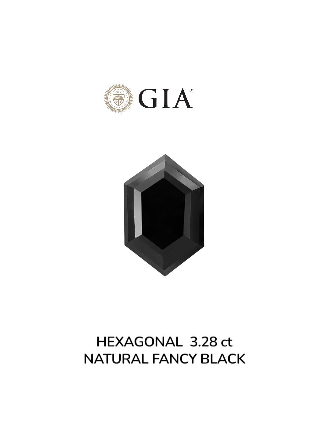 3.28 ct Hexagonal Diamond