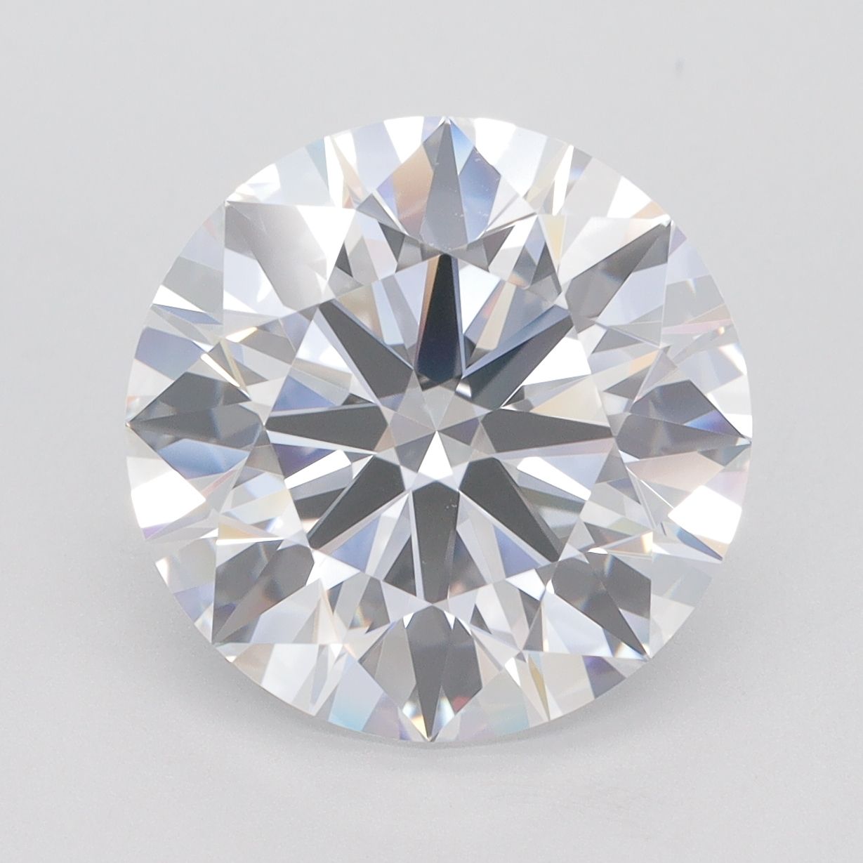 6.04 ct. round Lab Grown Diamond front image