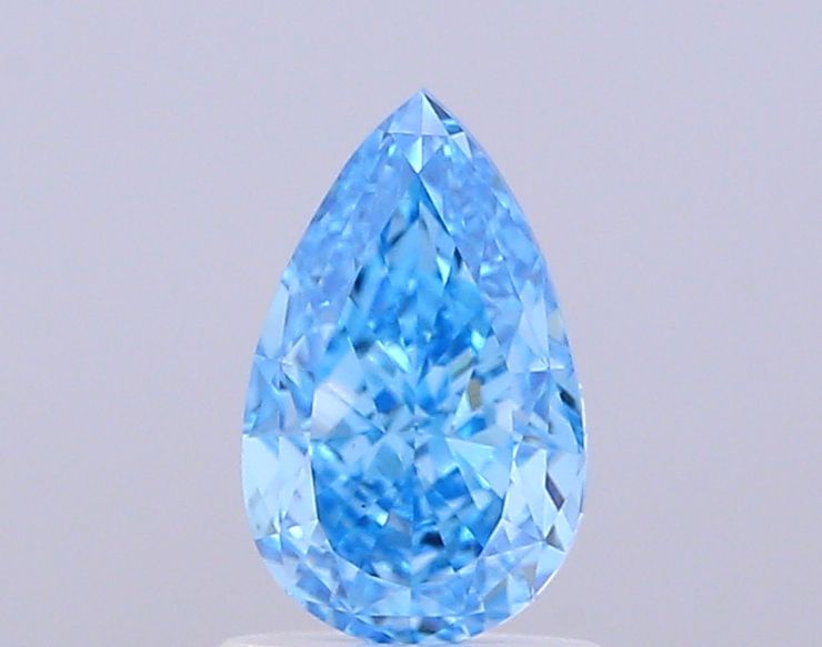 1.01 CT Fancy Vivid Blue PEAR