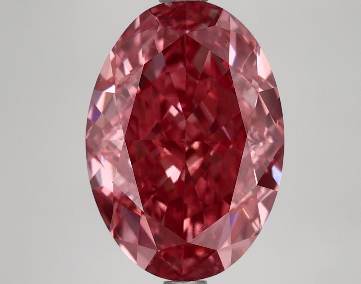 5.14 ct. oval Lab Grown Diamond front image