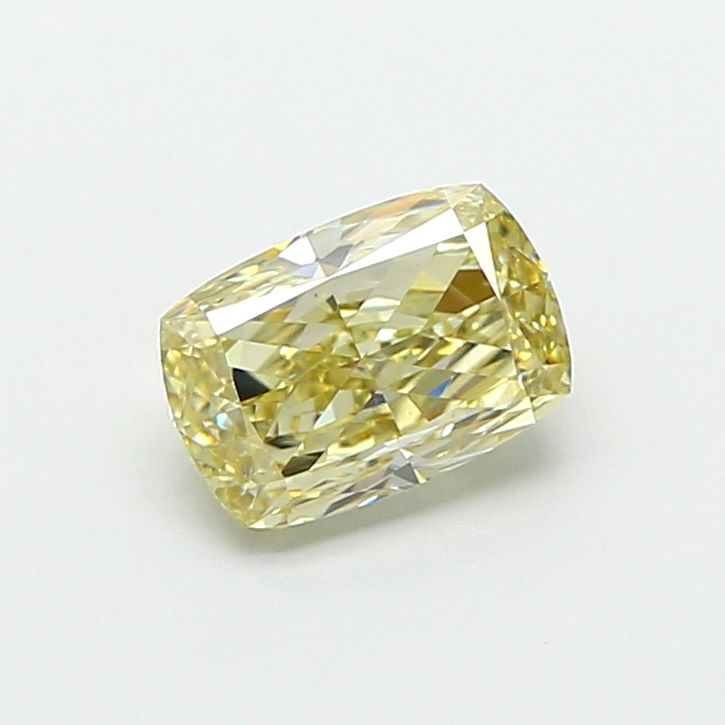 1.02 CT Fancy Light Yellow CUSHION MODIFIED