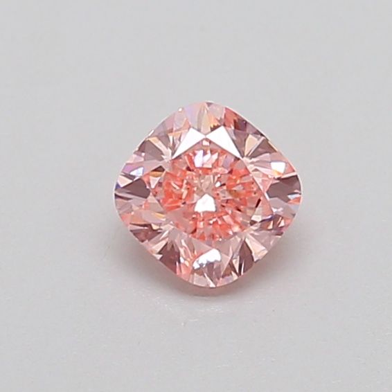 0.34 CT Fancy Intense Pink CUSHION MODIFIED