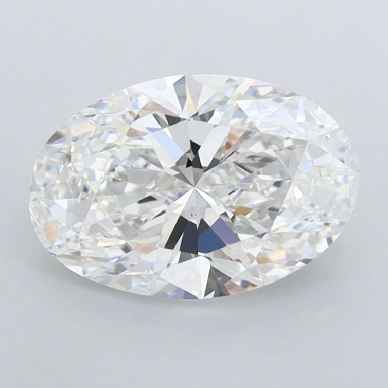 1.23 ct. oval Lab Grown Diamond front image
