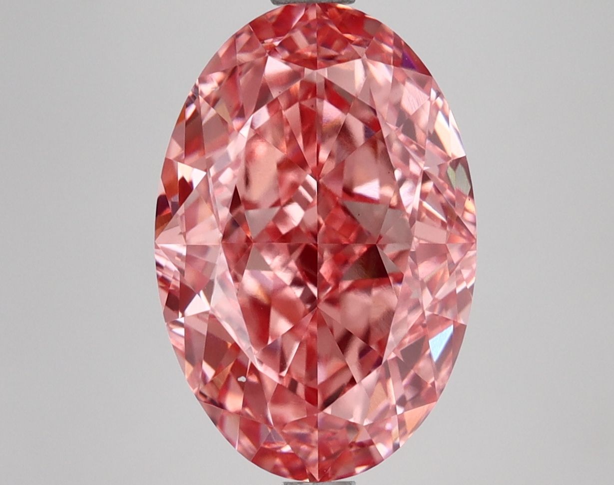 5.42 ct. oval Lab Grown Diamond front image