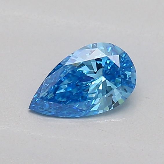 0.16 CT Fancy Vivid Blue PEAR