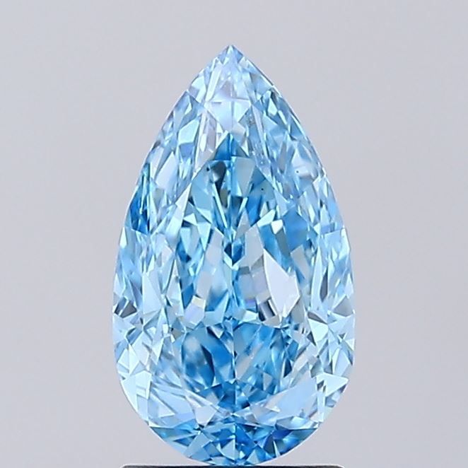 1.74 CT Fancy Vivid Blue PEAR