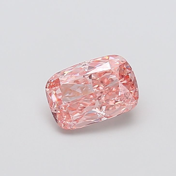 1.39 CT Fancy Vivid Pink CUSHION MODIFIED