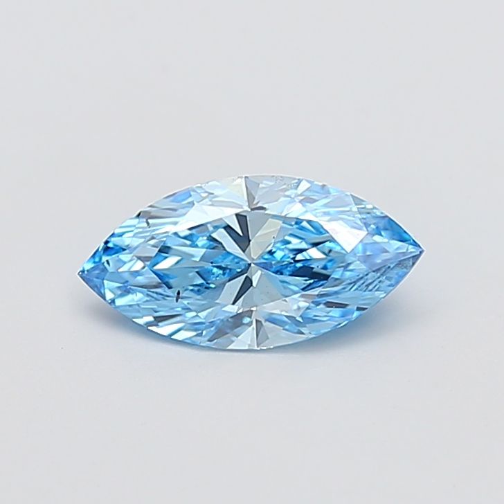 1.05 CT Fancy Vivid Blue MARQUISE