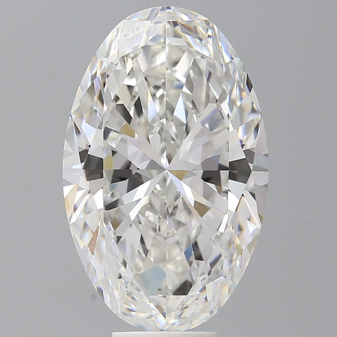 9.60 ct. oval Lab Grown Diamond front image
