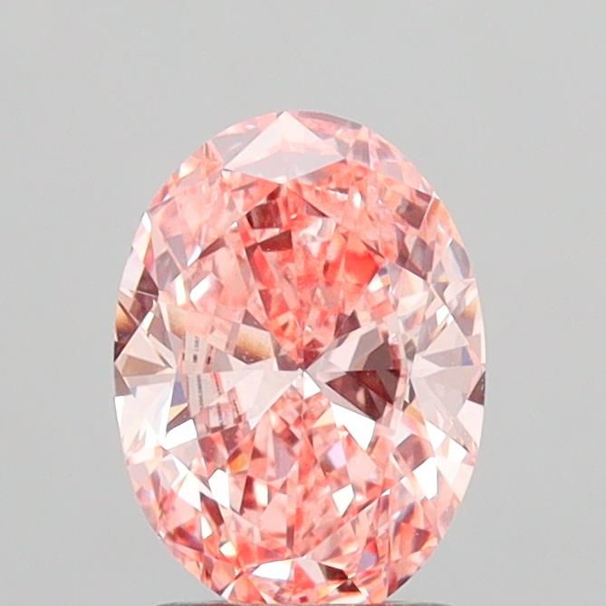 1.47 CT Fancy Intense Pink OVAL