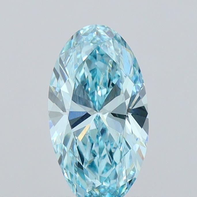1.13 CT Fancy Vivid Blue OVAL
