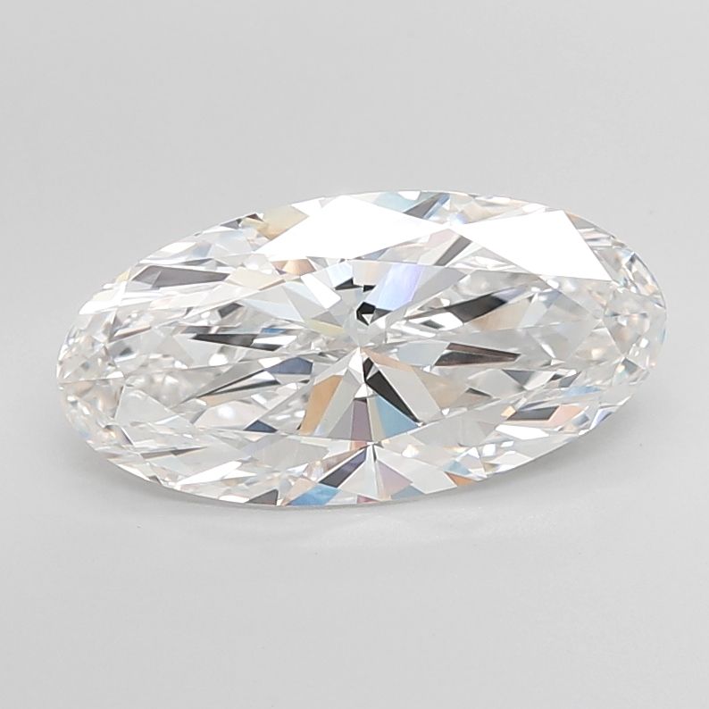 5.73 ct. oval Lab Grown Diamond front image