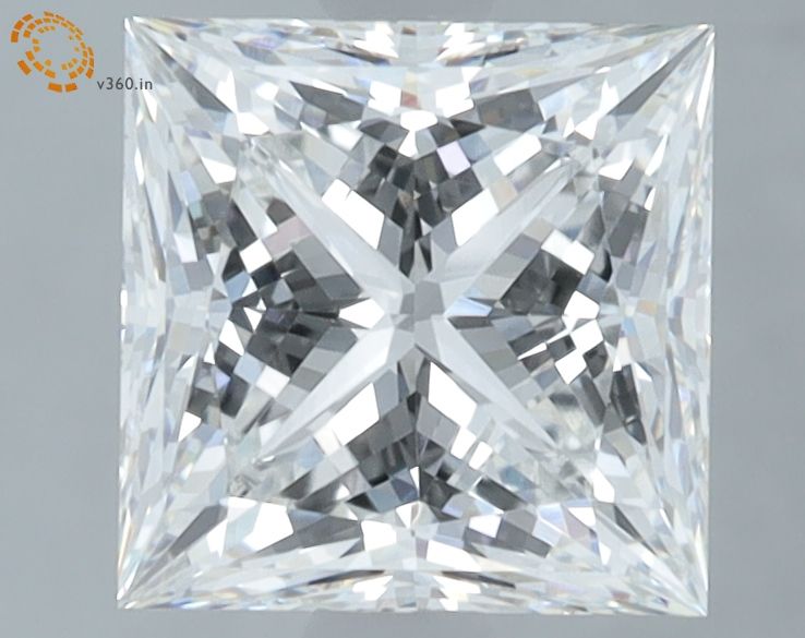 2.57 ct. princess Lab Grown Diamond front image