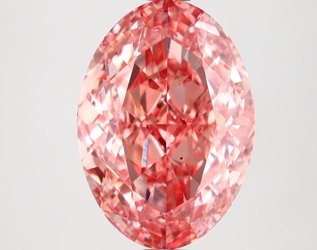 3.22 ct. oval Lab Grown Diamond front image