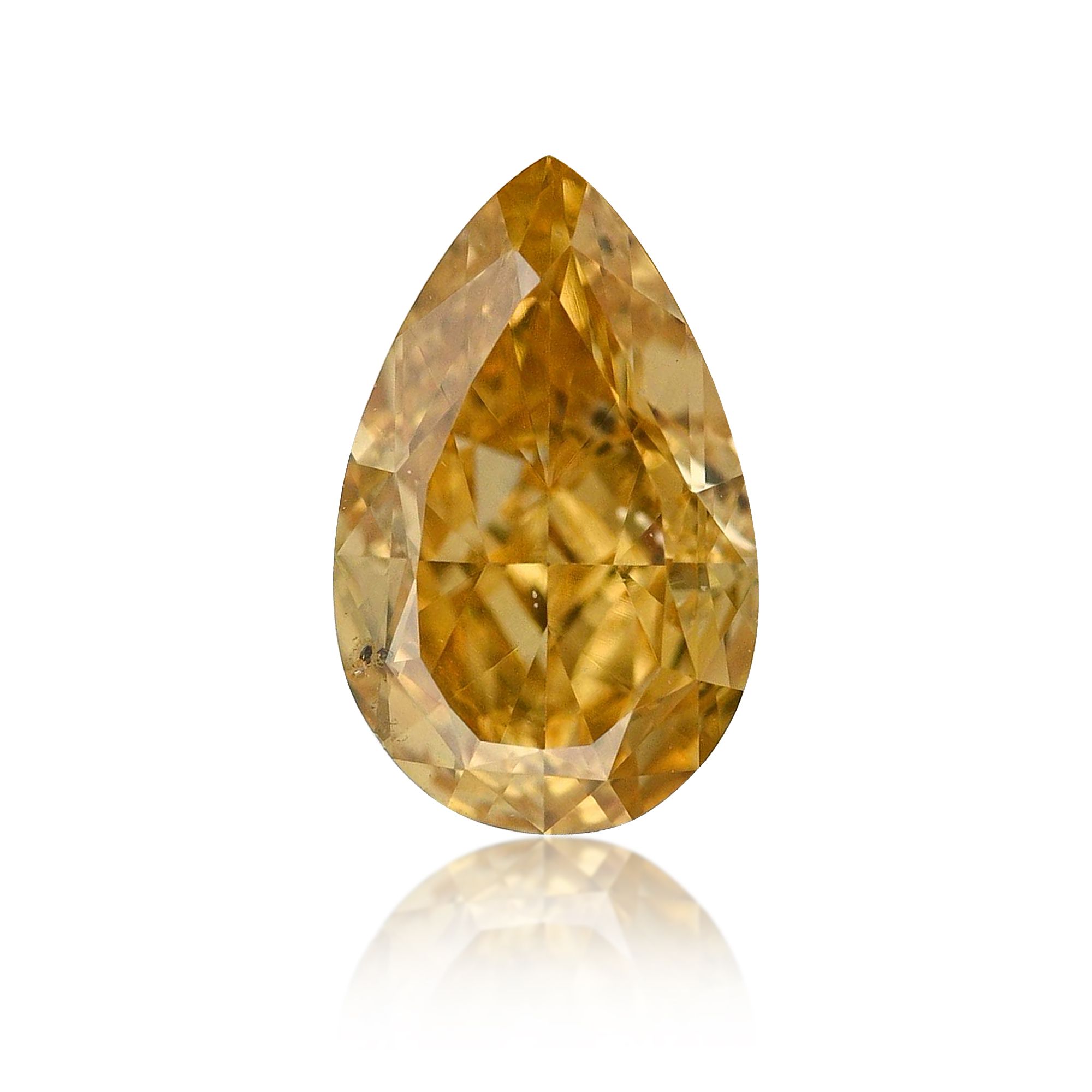 Diament 0.61 ct Fancy Deep Yellow/SI2