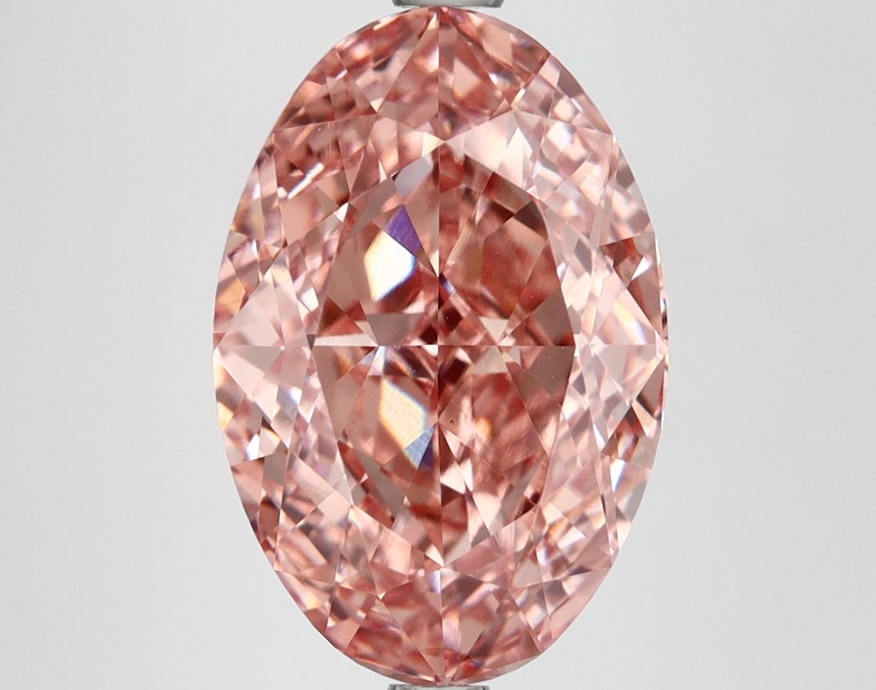 5.07 ct. oval Lab Grown Diamond front image
