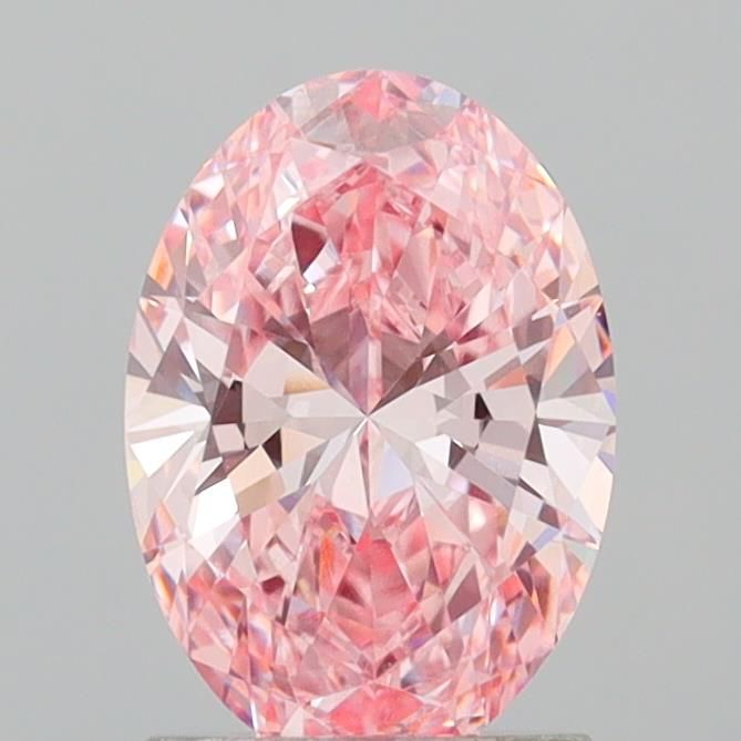 1.52 CT Fancy Vivid Pink OVAL
