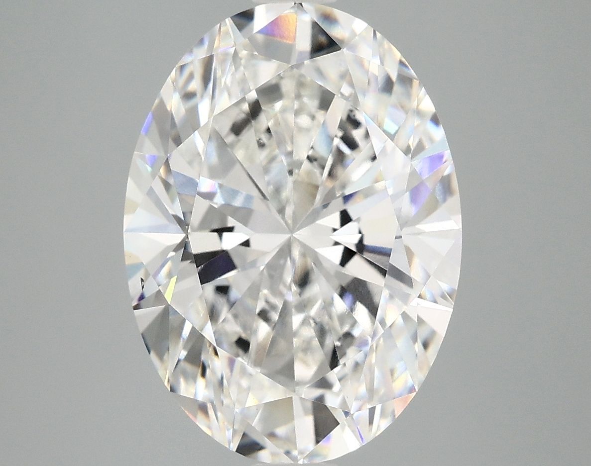 5.01 ct. oval Lab Grown Diamond front image