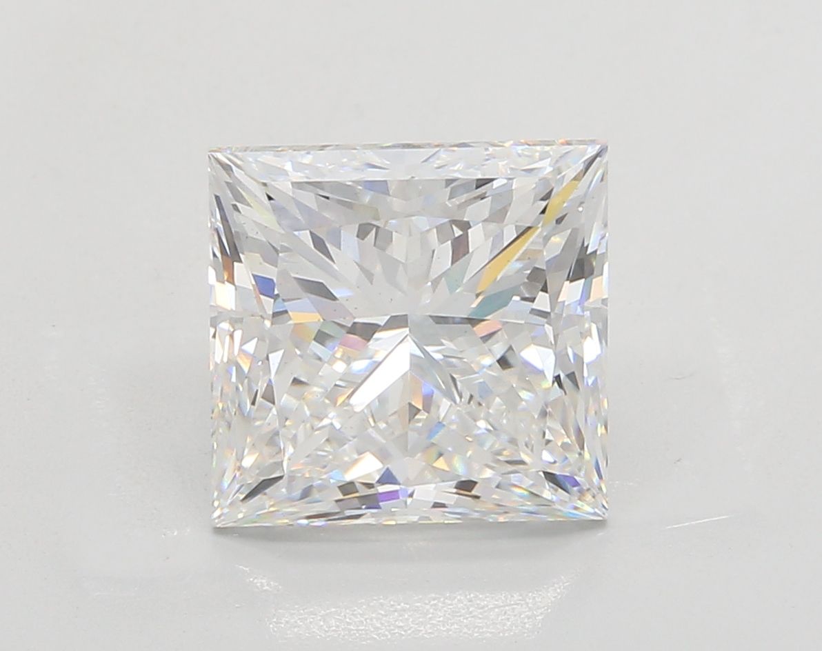 4.55 ct. princess Lab Grown Diamond front image