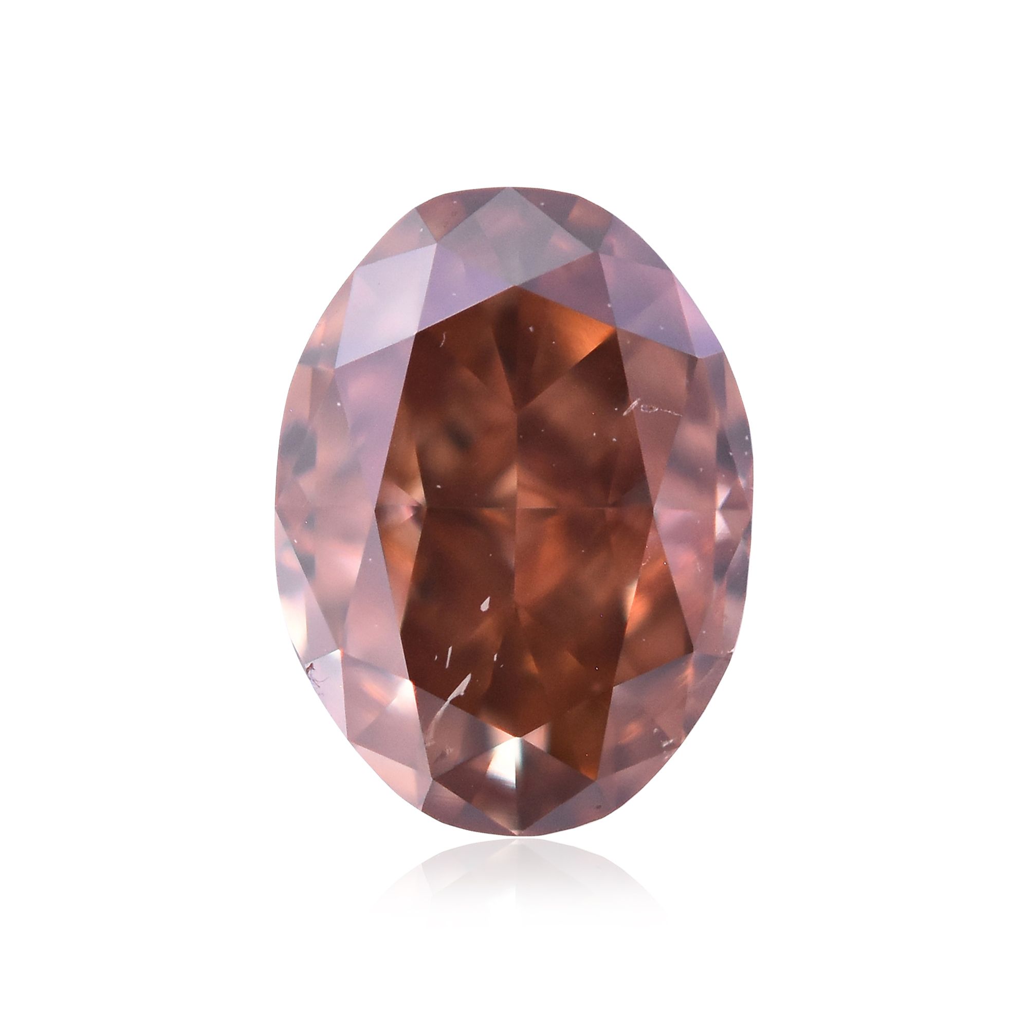 Diament 0.33 ct Fancy Deep Brownish Orangey Pink/SI1